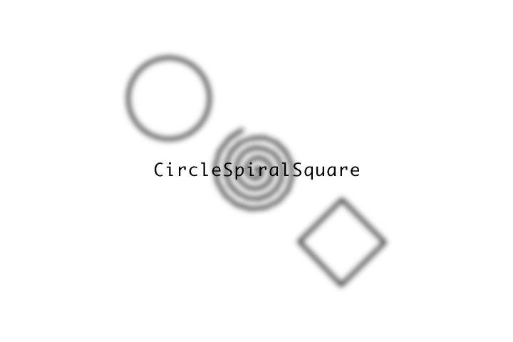 Circle Sprial Square